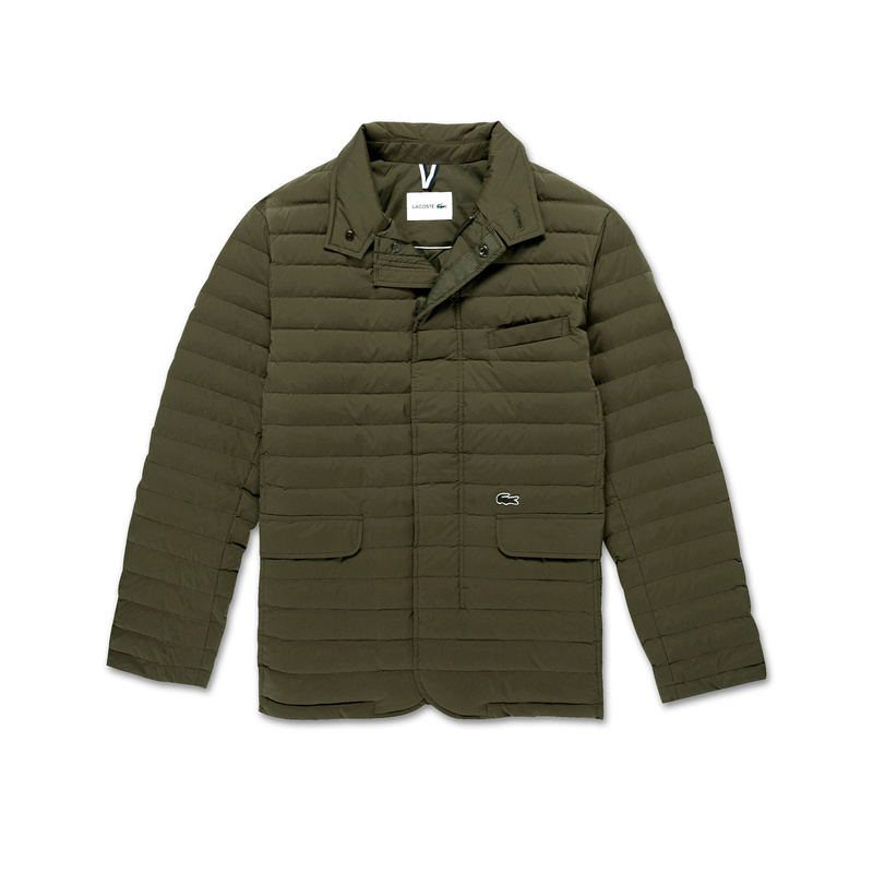 Lacoste Quilted Blazer BH9634: Khaki Lacoste Quilted Blazer BH9634: Khaki
